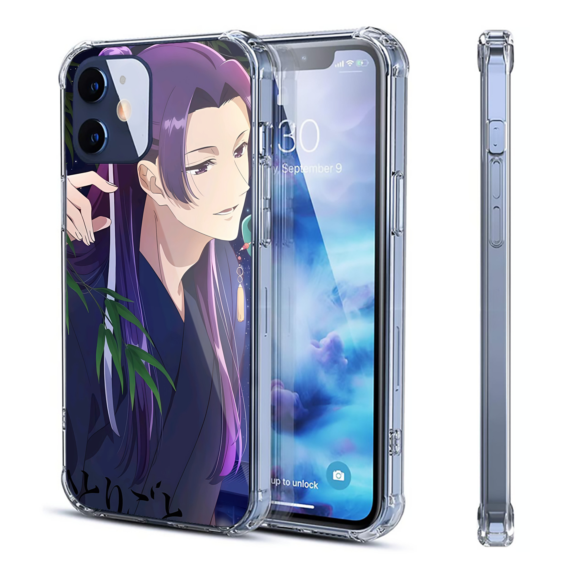 （画像用） 薬屋のひとりごと The Apothecary Diaries 【iPhone 12シリーズ対応】透明スマホケース（クリアソフトケース）